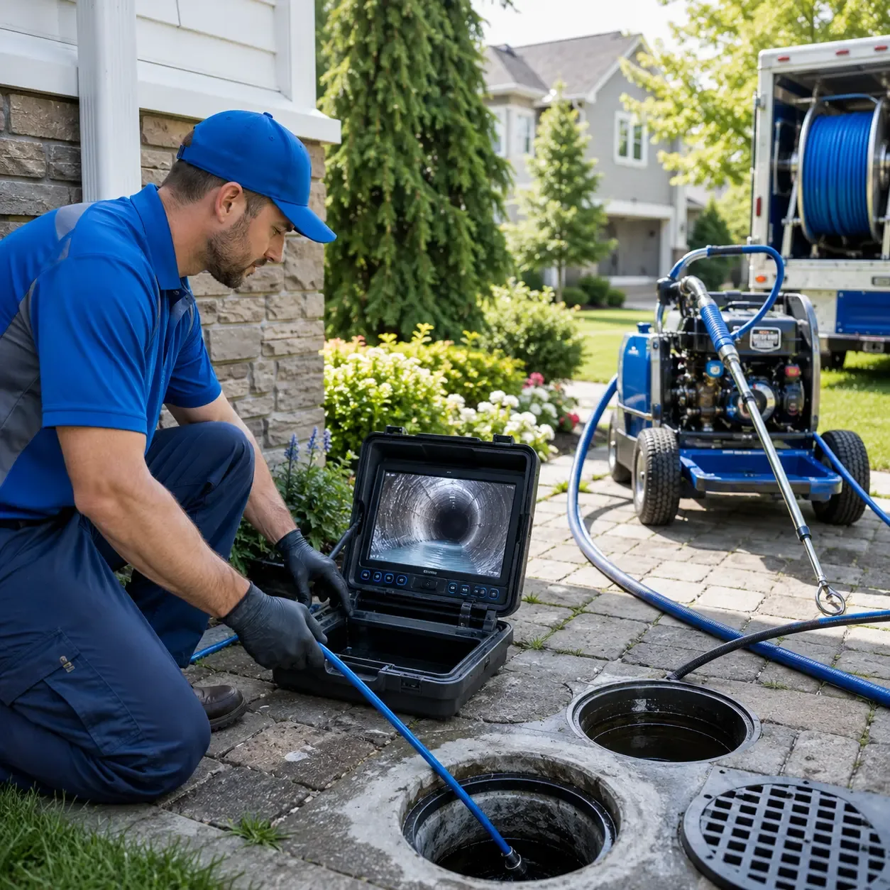 Outdoor drain cleaning professionals serving Newark, NJ